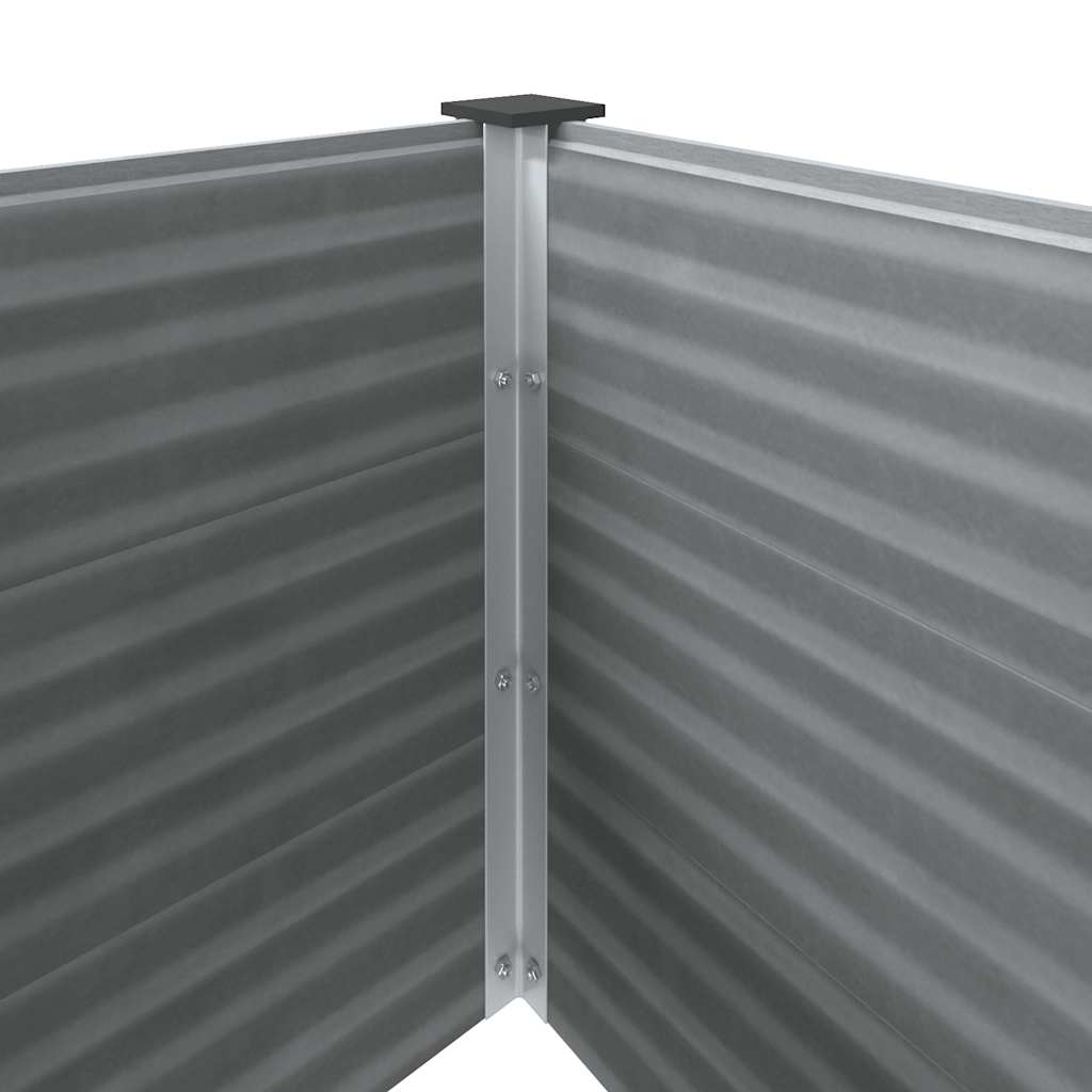 vidaXL Garden Raised Bed 250x100x54 cm WPC Grey