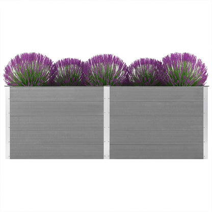 vidaXL Garden Raised Bed 250x100x91 cm WPC Grey