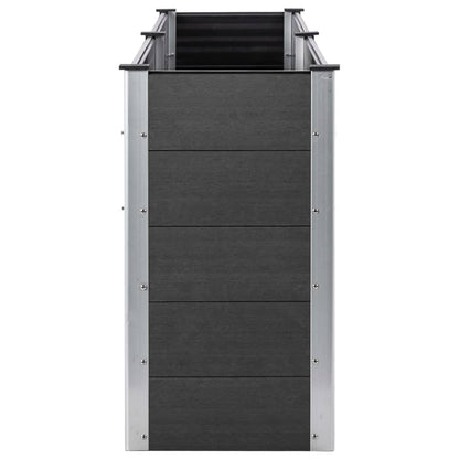 vidaXL Garden Raised Bed 250x100x91 cm WPC Grey