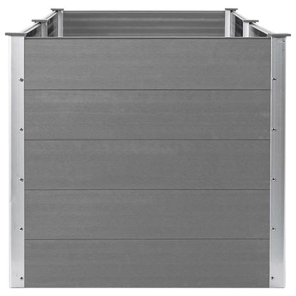 vidaXL Garden Raised Bed 250x100x91 cm WPC Grey