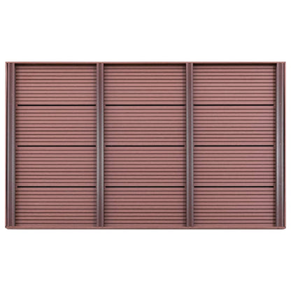 vidaXL Floor Element for Solar Shower Brown 101x63x55 cm WPC