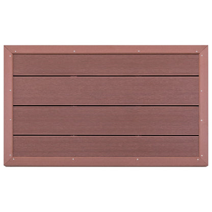 vidaXL Floor Element for Solar Shower Brown 101x63x55 cm WPC