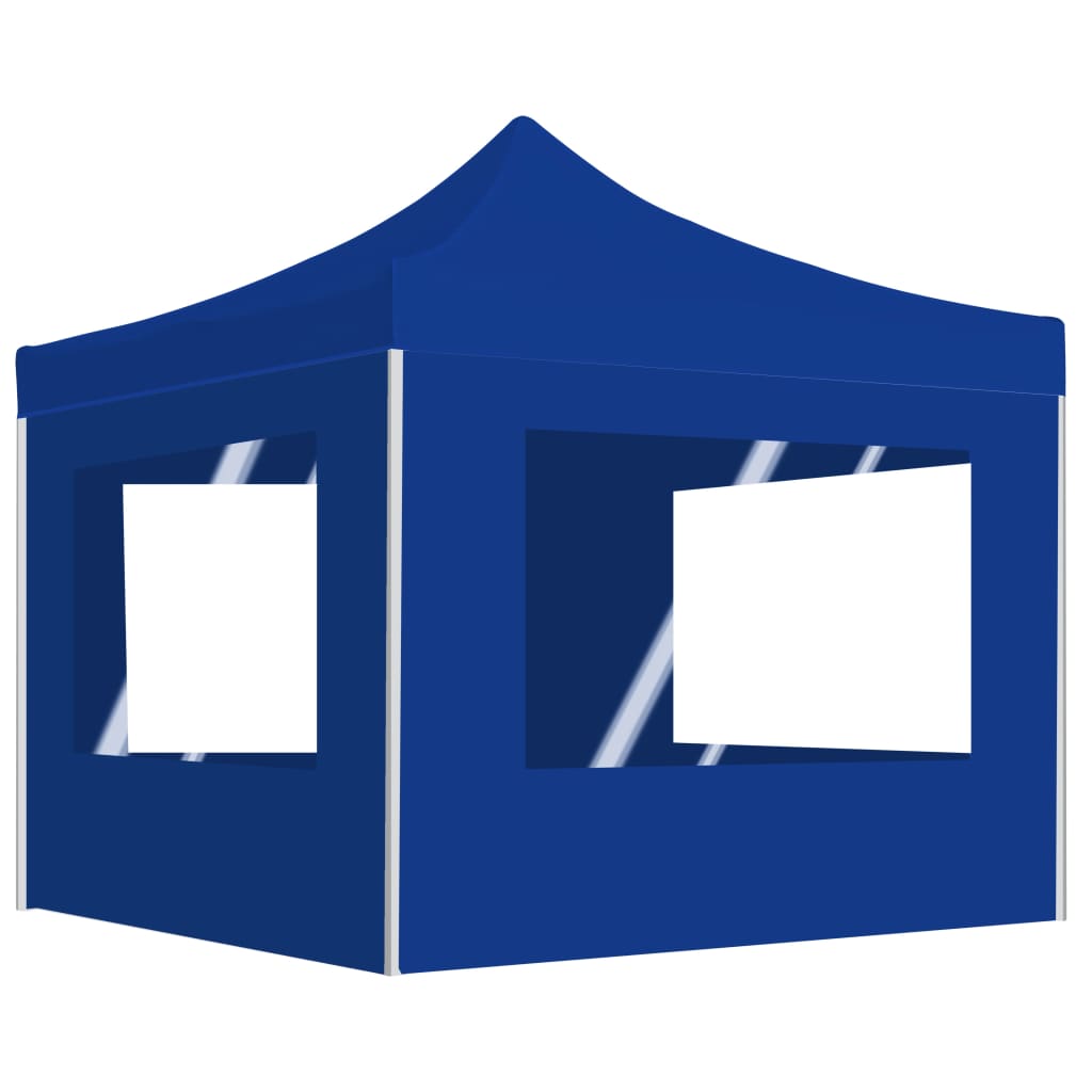 vidaXL Party Tent | Blue | Aluminium alloy, Oxford fabric with PVC coating