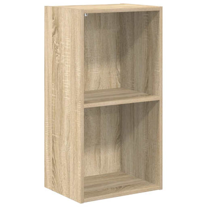 vidaXL Bookcase Sonoma Oak 40x30x76,5 cm Engineered Wood