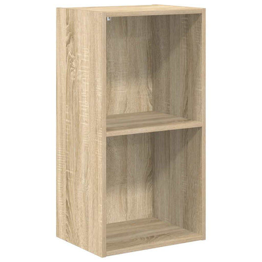 vidaXL Bookcase Sonoma Oak 40x30x76,5 cm Engineered Wood