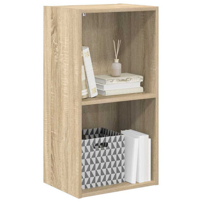 vidaXL Bookcase Sonoma Oak 40x30x76,5 cm Engineered Wood