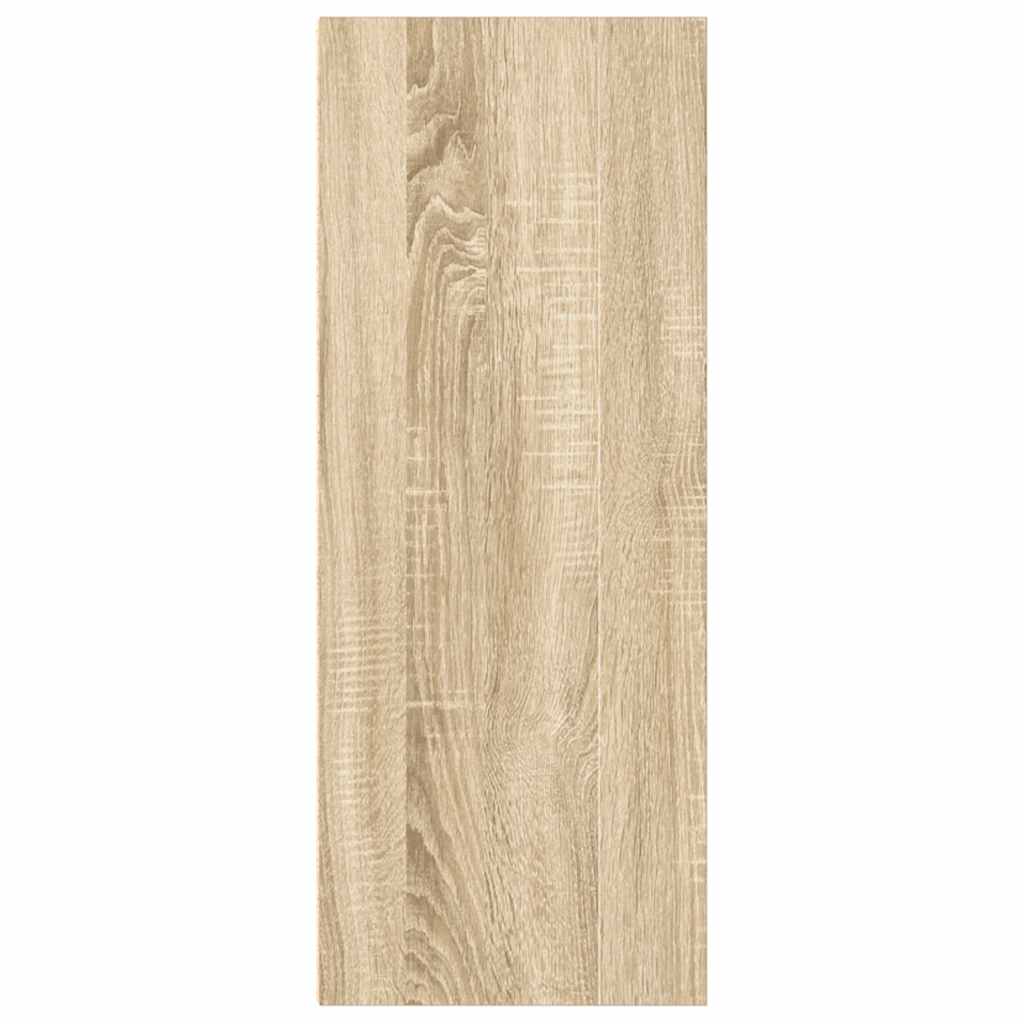 vidaXL Bookcase Sonoma Oak 40x30x76,5 cm Engineered Wood