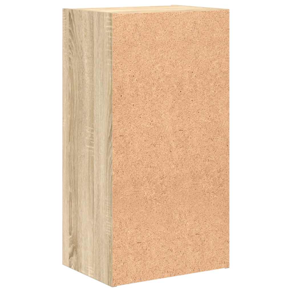 vidaXL Bookcase Sonoma Oak 40x30x76,5 cm Engineered Wood