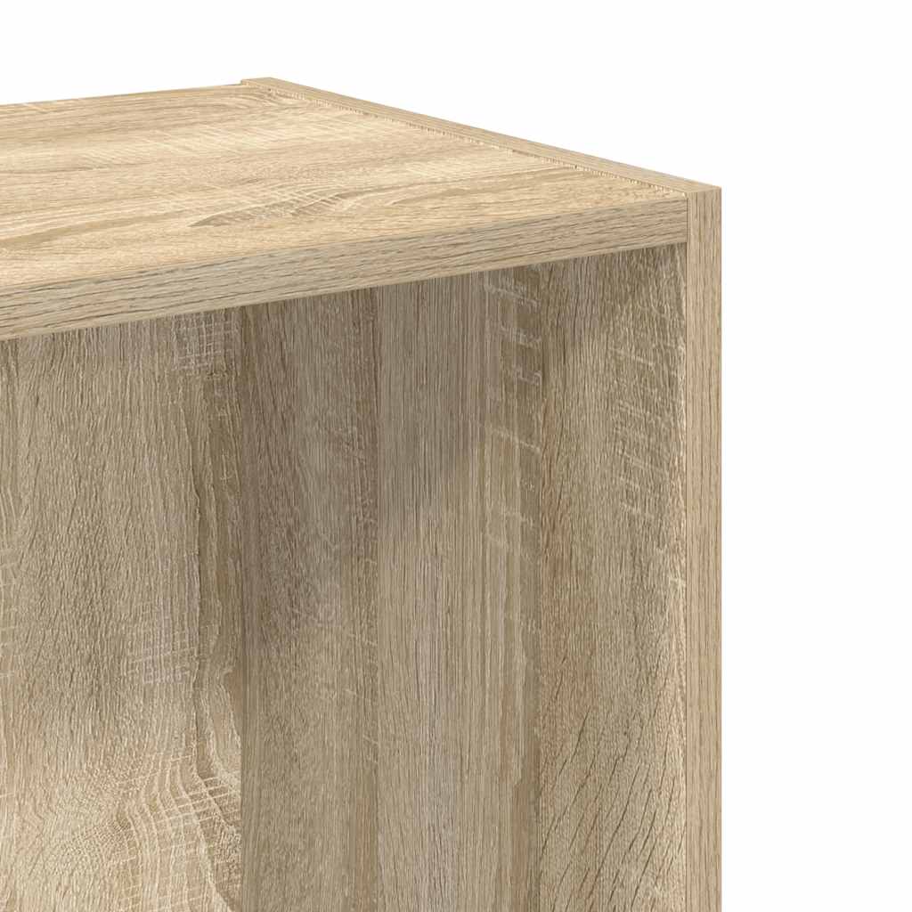 vidaXL Bookcase Sonoma Oak 40x30x76,5 cm Engineered Wood