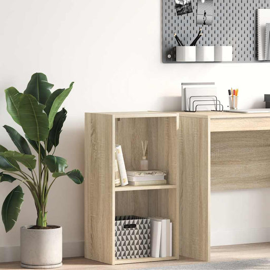 vidaXL Bookcase Sonoma Oak 40x30x76,5 cm Engineered Wood