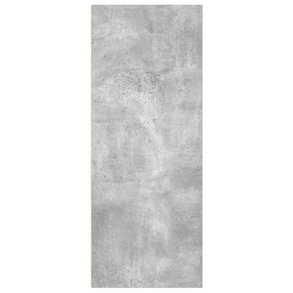 vidaXL 2-Tier Book Cabinet Concrete Grey 40x30x76.5 cm Engineered Wood