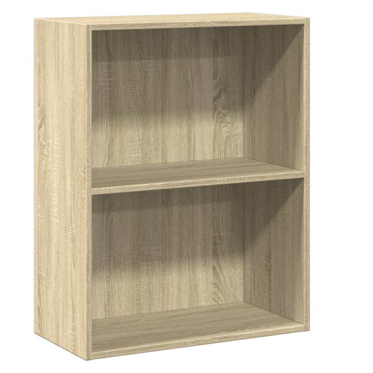 vidaXL Bookcase Sonoma Oak 60x30x76,5 cm Engineered Wood