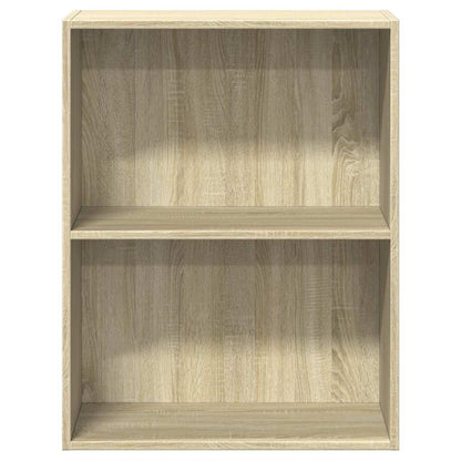 vidaXL Bookcase Sonoma Oak 60x30x76,5 cm Engineered Wood