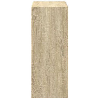 vidaXL Bookcase Sonoma Oak 60x30x76,5 cm Engineered Wood