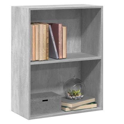 vidaXL Bookcase Concrete Grey 60x30x76,5 cm Engineered Wood