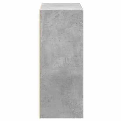 vidaXL Bookcase Concrete Grey 60x30x76,5 cm Engineered Wood