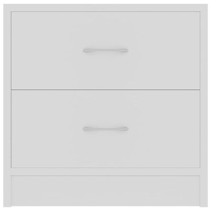 vidaXL Bedside Cabinet White 40x30x40 cm Engineered Wood