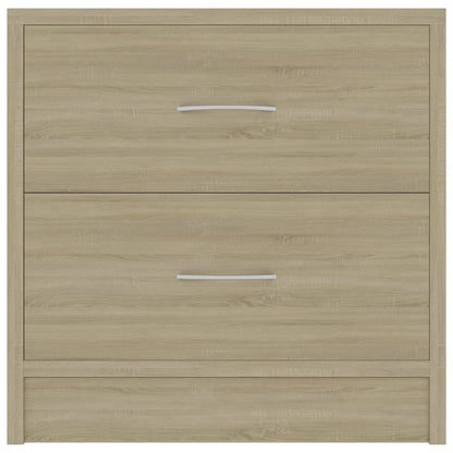 vidaXL Bedside Cabinets 2 pcs Sonoma Oak 40x30x40 cm Engineered Wood