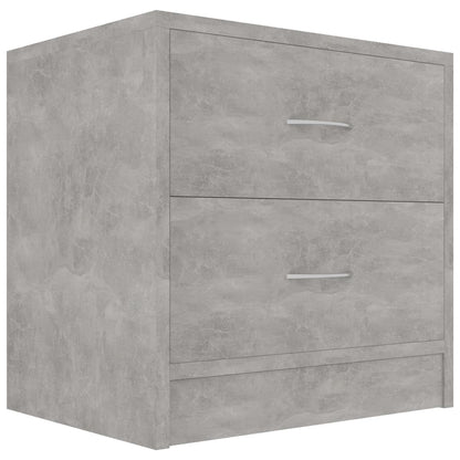 vidaXL Bedside Cabinet Concrete Grey 40x30x40 cm Engineered Wood