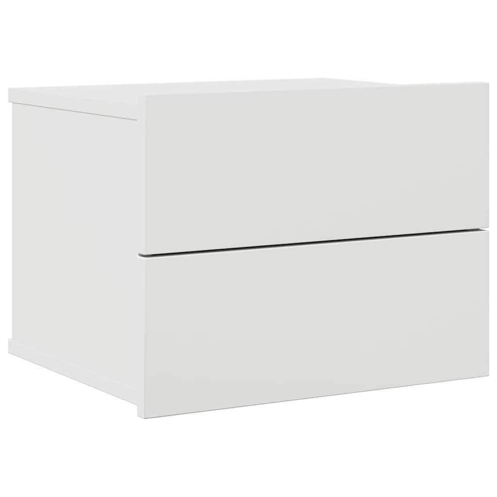 801053 vidaXL Bedside Cabinet White 40x30x30 cm Engineered Wood
