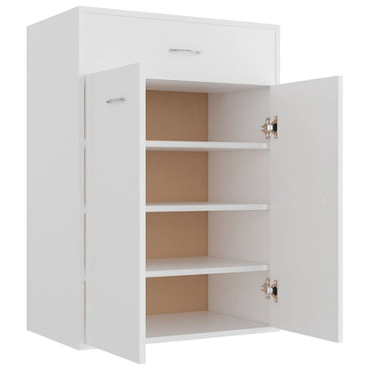 vidaXL Shoe Rack | White | Engineered wood | Medium | Storage | Shoe Rack