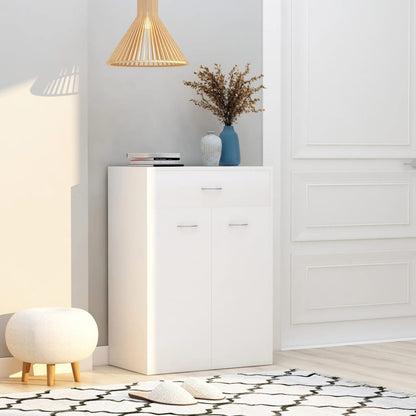 vidaXL Shoe Rack | White | Engineered wood | Medium | Storage | Shoe Rack