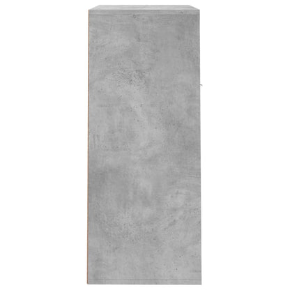 vidaXL Shoe Rack | Concrete grey | Engineered wood | Compact | Shoe Cabinet