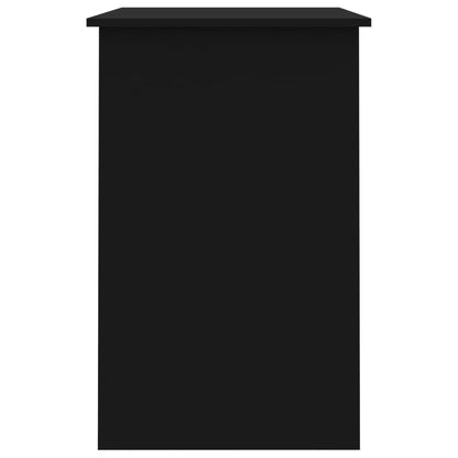 vidaXL Desk Black 100x50x76 cm Engineered Wood