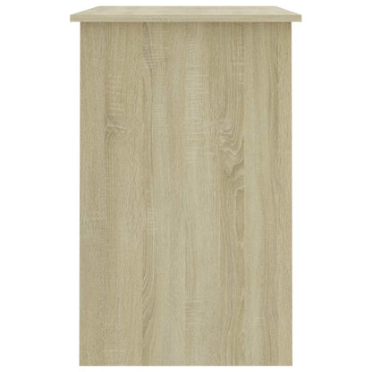 801083 vidaXL Desk Sonoma Oak 100x50x76 cm Engineered Wood