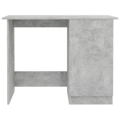 801084 vidaXL Desk Concrete Grey 100x50x76 cm Engineered Wood
