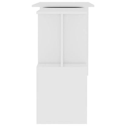 vidaXL Corner Desk White 200x50x76 cm Engineered Wood