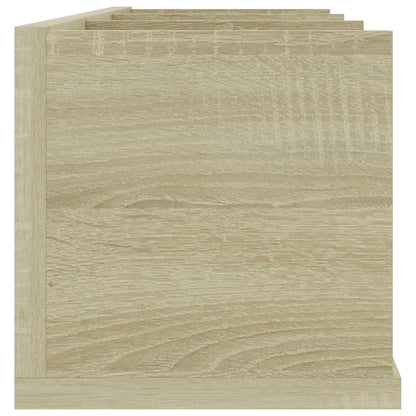 801313 vidaXL CD Wall Shelf Sonoma Oak 75x18x18 cm Engineered Wood