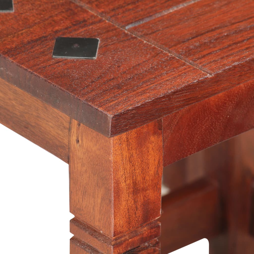 vidaXL Nesting Tables 3 pcs Solid Acacia Wood