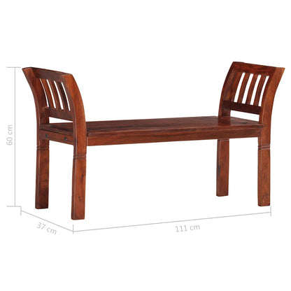 286264 vidaXL Bench 111 cm Solid Acacia Wood