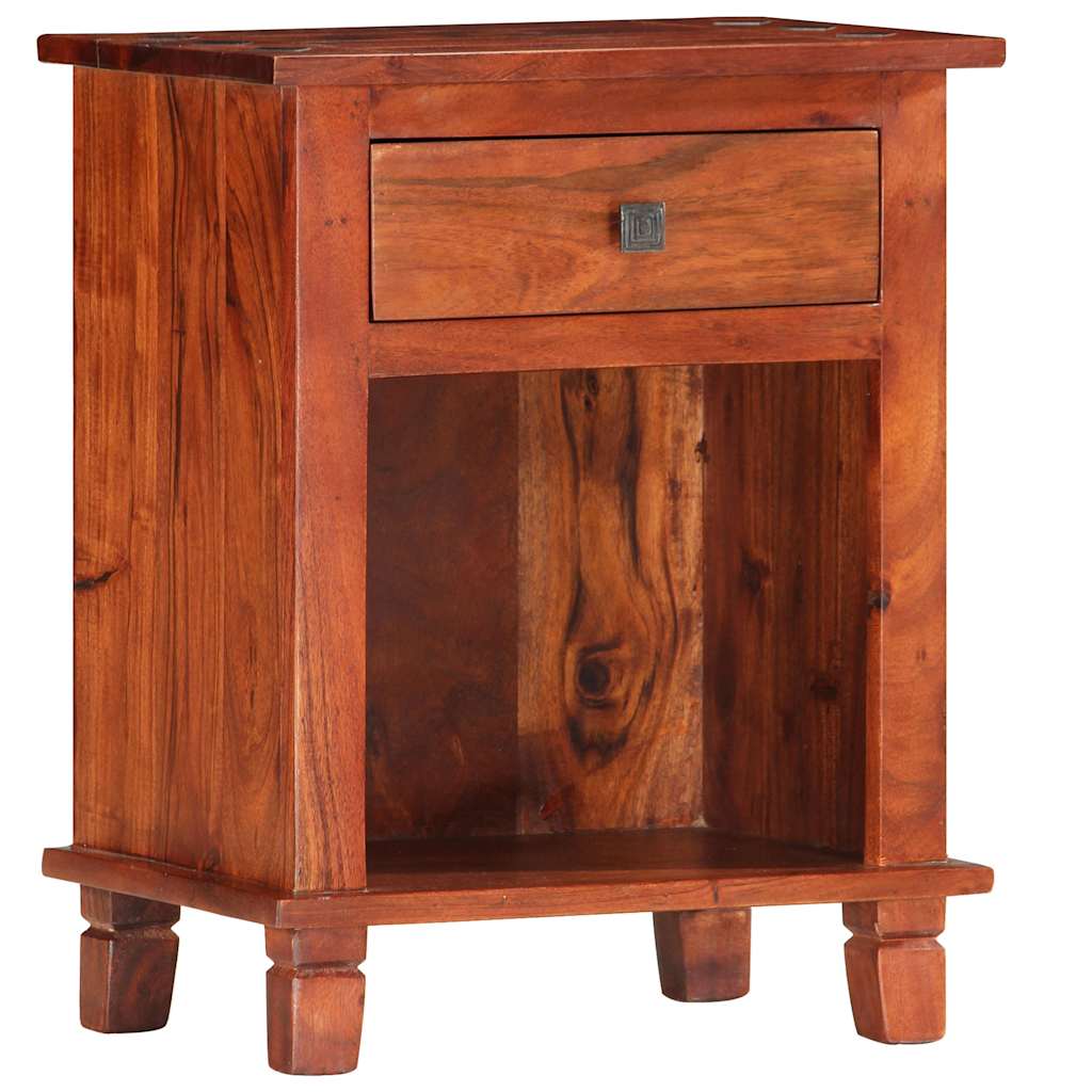 286265 vidaXL Bedside Cabinet 40x30x50 cm Solid Acacia Wood