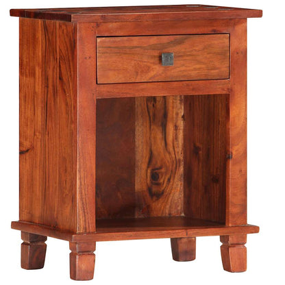 286265 vidaXL Bedside Cabinet 40x30x50 cm Solid Acacia Wood