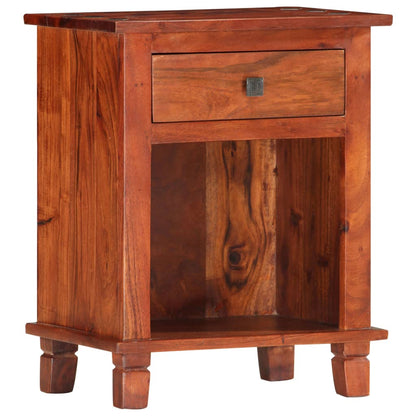 vidaXL Bedside Cabinet 40x30x50 cm Solid Acacia Wood