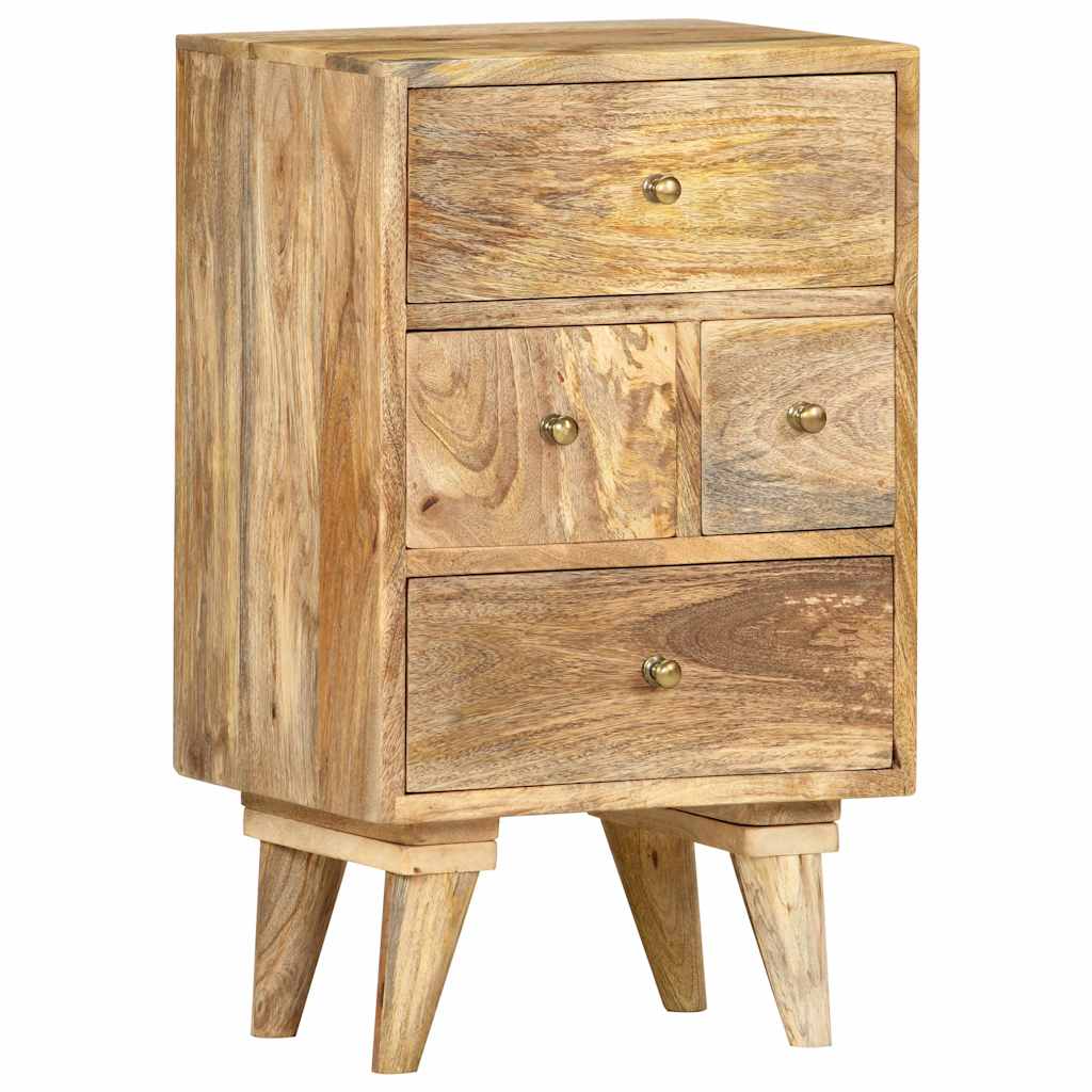 286123 vidaXL Bedside Cabinet 36x30x60 cm Solid Mango Wood