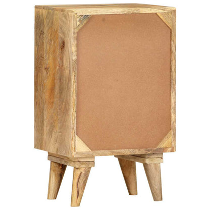 286123 vidaXL Bedside Cabinet 36x30x60 cm Solid Mango Wood