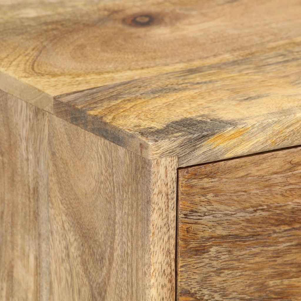 286123 vidaXL Bedside Cabinet 36x30x60 cm Solid Mango Wood