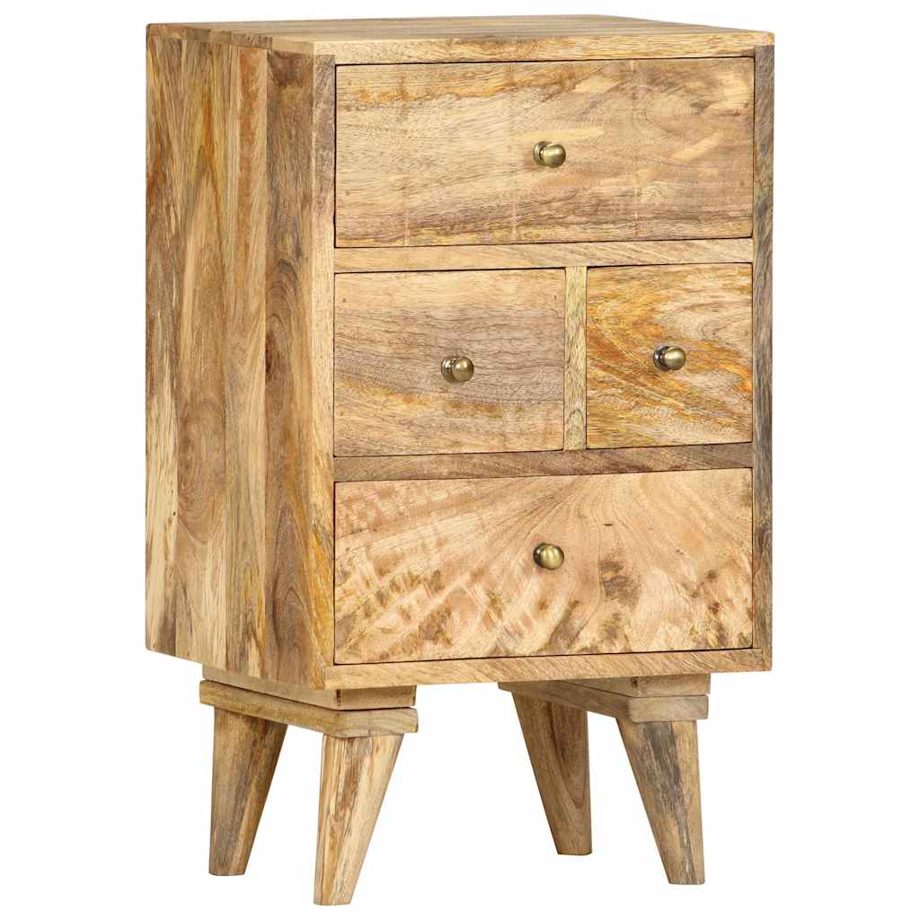 286123 vidaXL Bedside Cabinet 36x30x60 cm Solid Mango Wood