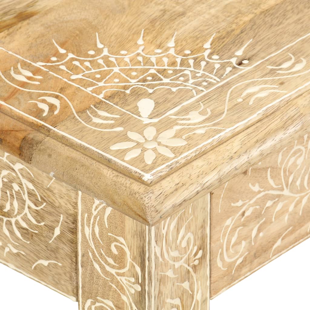 vidaXL Coffee Table | Brown | Solid mango wood | 110x50x45 cm | Coffee Table