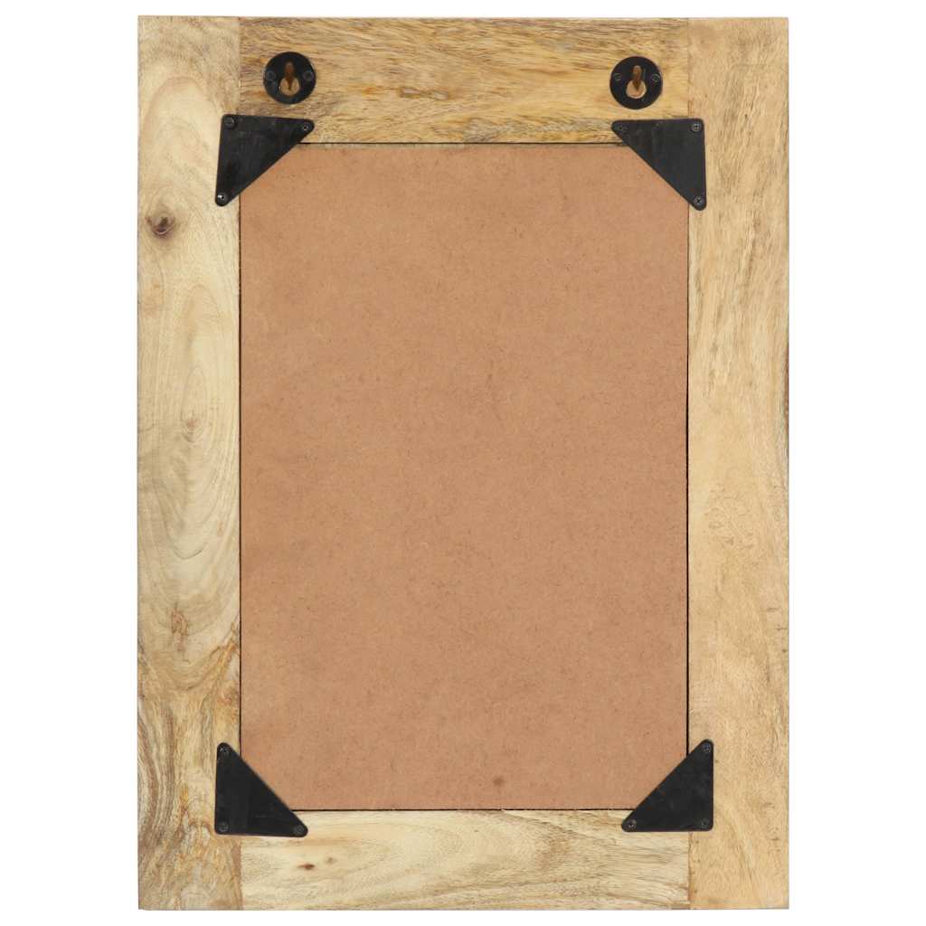 286156 vidaXL Hand Painted Mirror 40x55 cm Solid Mango Wood