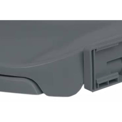 vidaXL Soft-Close Toilet Seat Grey Oval