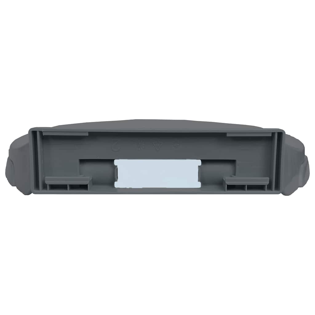 vidaXL Soft-Close Toilet Seat Grey Oval