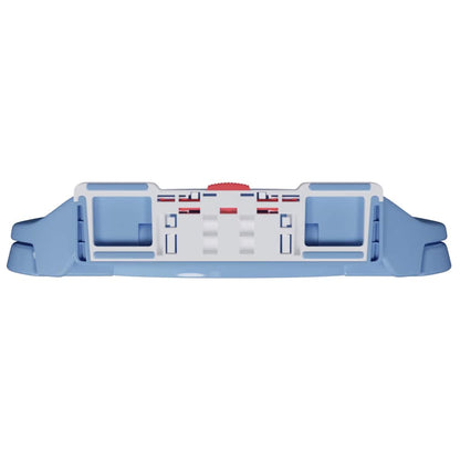 vidaXL Soft-Close Toilet Seat Quick Release Blue Oval