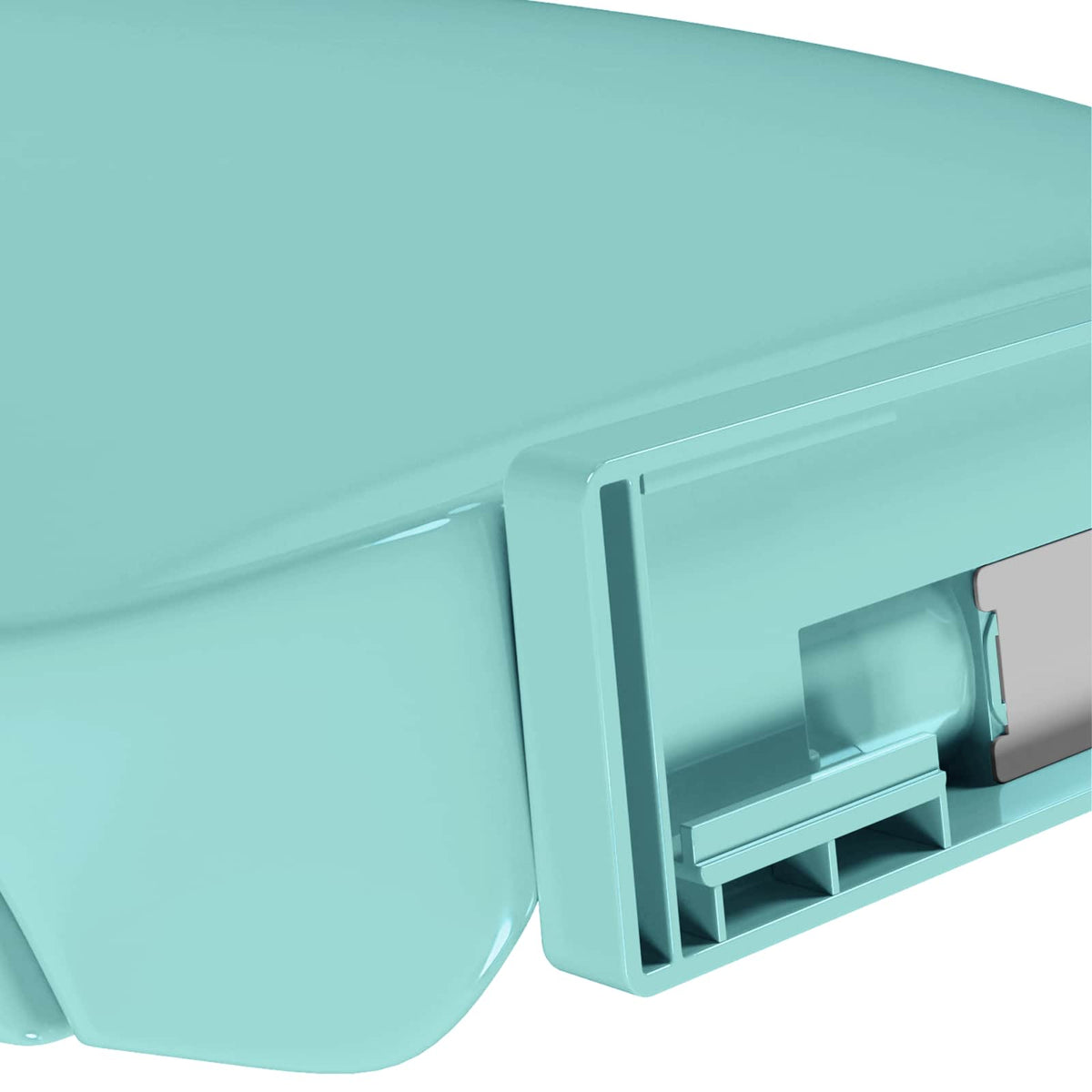 vidaXL Soft-Close Toilet Seat Green Oval