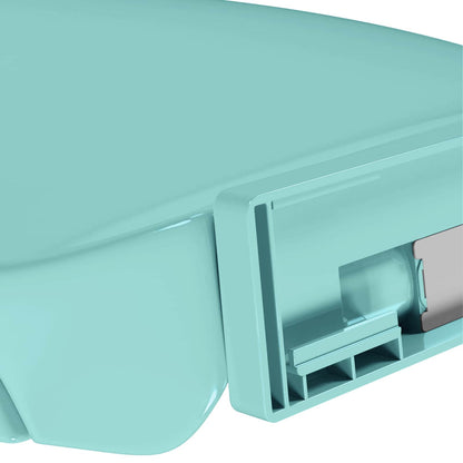 vidaXL Soft-Close Toilet Seat Green Oval