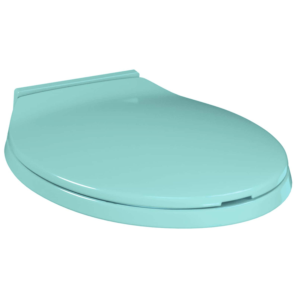 vidaXL Soft-Close Toilet Seat Green Oval