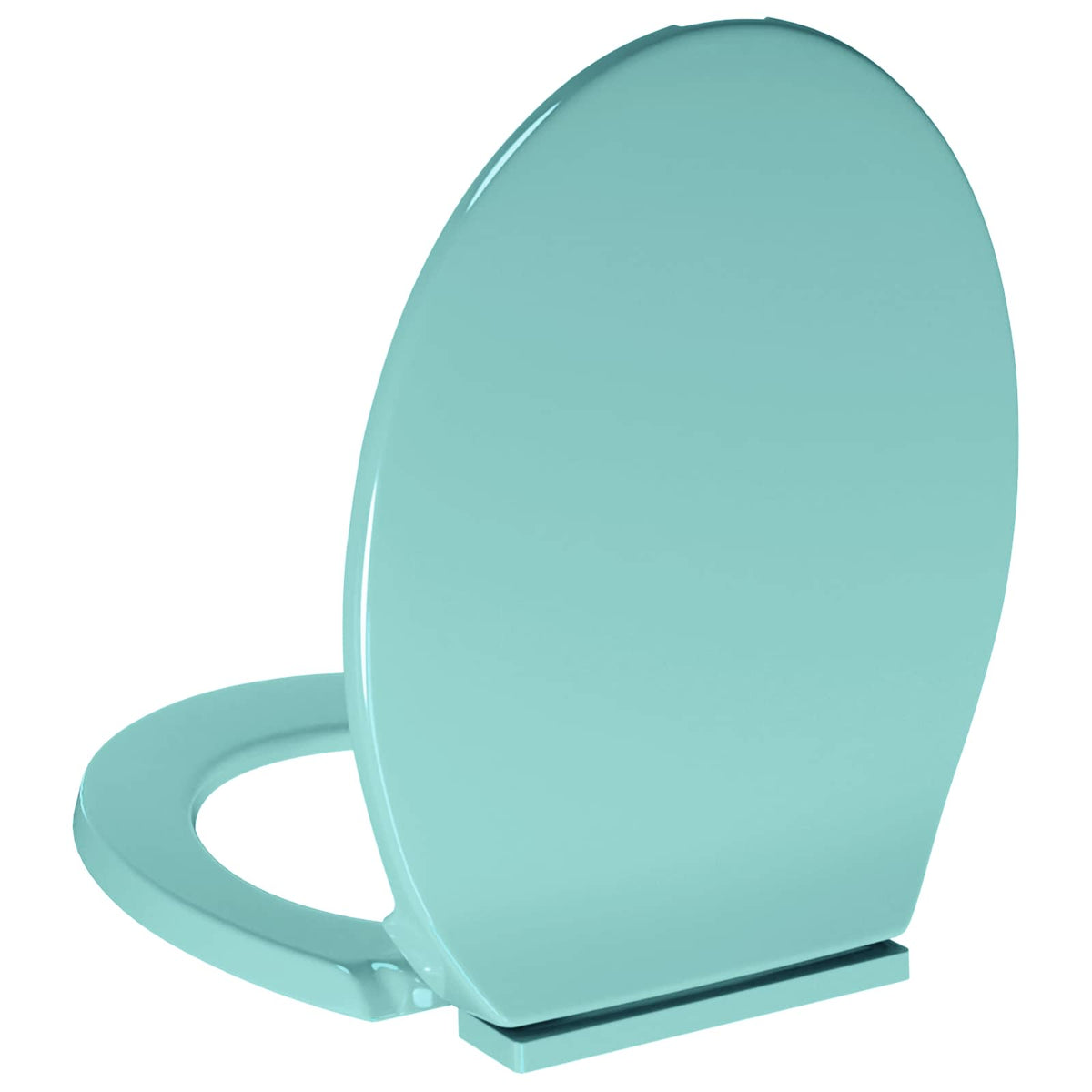 vidaXL Soft-Close Toilet Seat Green Oval